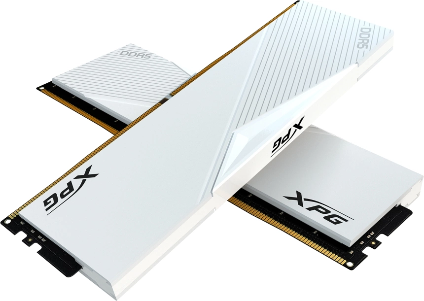 Память DDR5 2x32GB 6400MHz A-Data AX5U6400C3232G-DCLAWH XPG Lancer RTL Gaming PC5-51200 CL32 DIMM 288-pin 1.4В kit dual rank с радиатором Ret