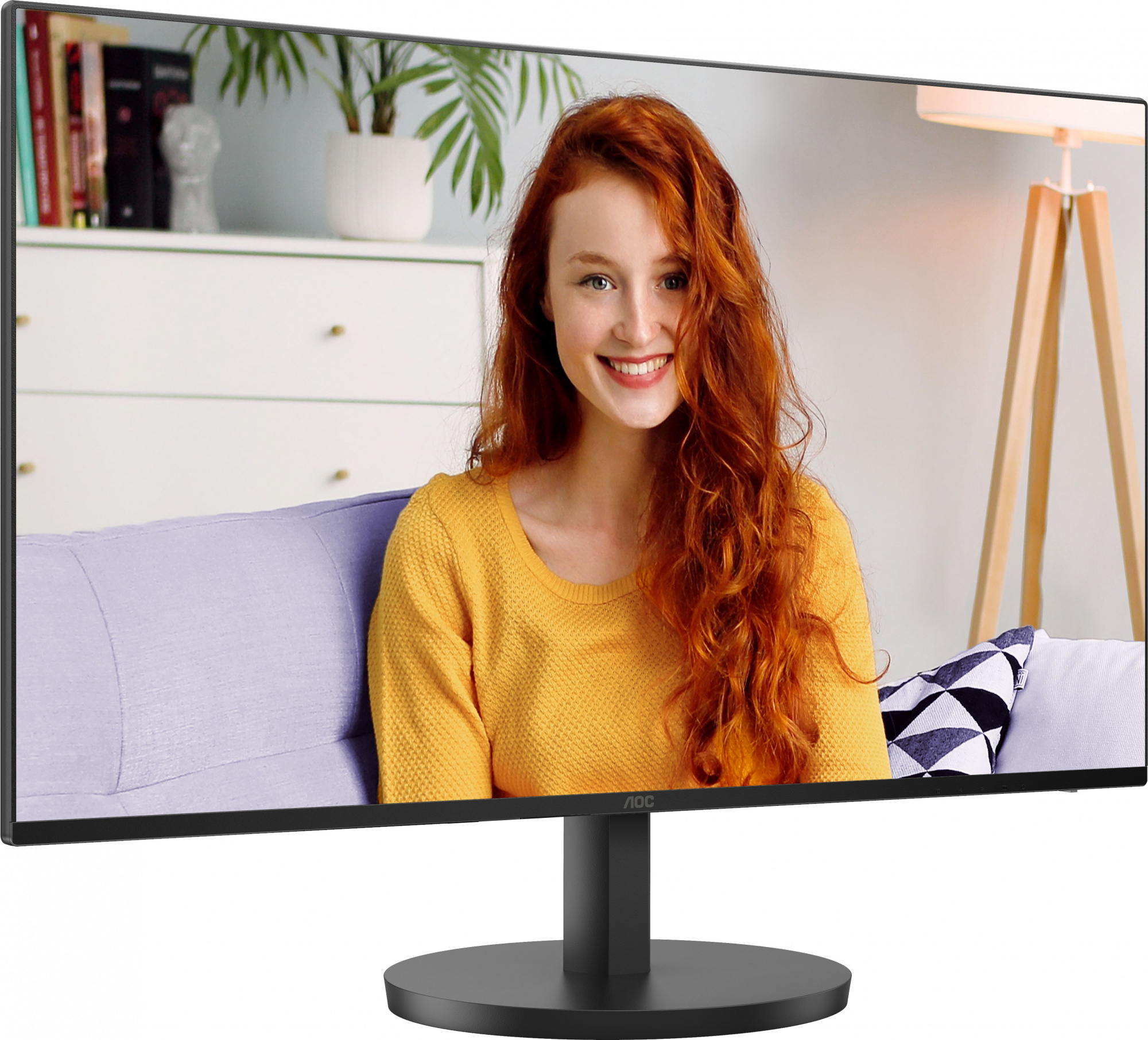 Монитор AOC 23.8" 24B3CA2 черный IPS LED 1ms 16:9 HDMI M/M матовая 250cd 178гр/178гр 1920x1080 100Hz DP FHD USB 3.4кг