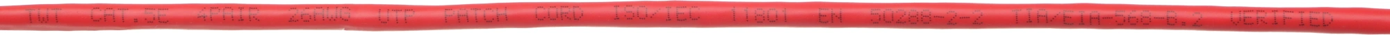 Патч-корд Lanmaster TWT-45-45-1.0-RD UTP RJ-45 вил.-вилка RJ-45 кат.5E 1м красный ПВХ (уп.:1шт)