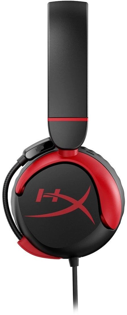 Наушники с микрофоном HyperX Cloud Mini черный/красный накладные оголовье (7G8F4AA)