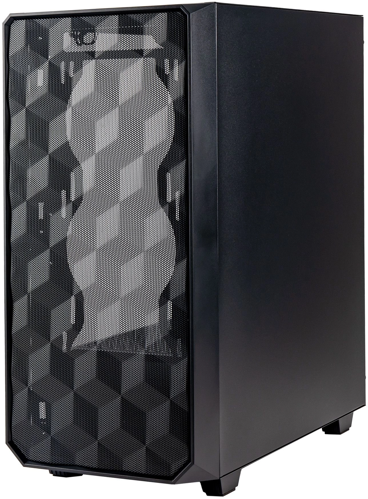 Корпус Hiper BH34-1 черный без БП ATX 5x120mm 2x140mm 2x200mm 1xUSB3.0 audio bott PSU