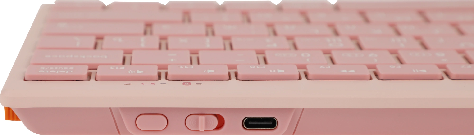 Клавиатура A4Tech FBX51C розовый USB беспроводная BT/Radio slim Multimedia (FBX51C PINK)