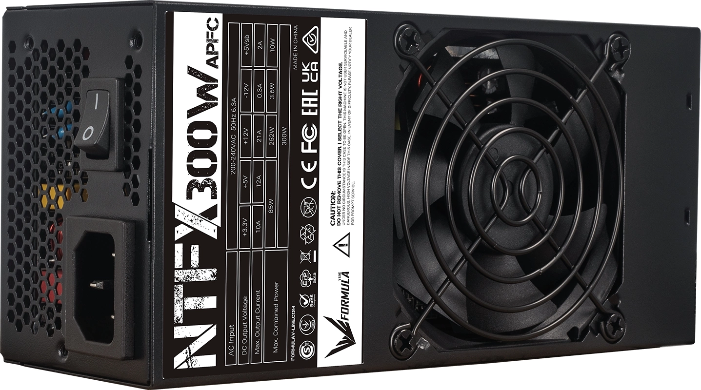 Блок питания Formula TFX 300W NTFX-300 (20+4pin) APFC 80mm fan 2xSATA RTL