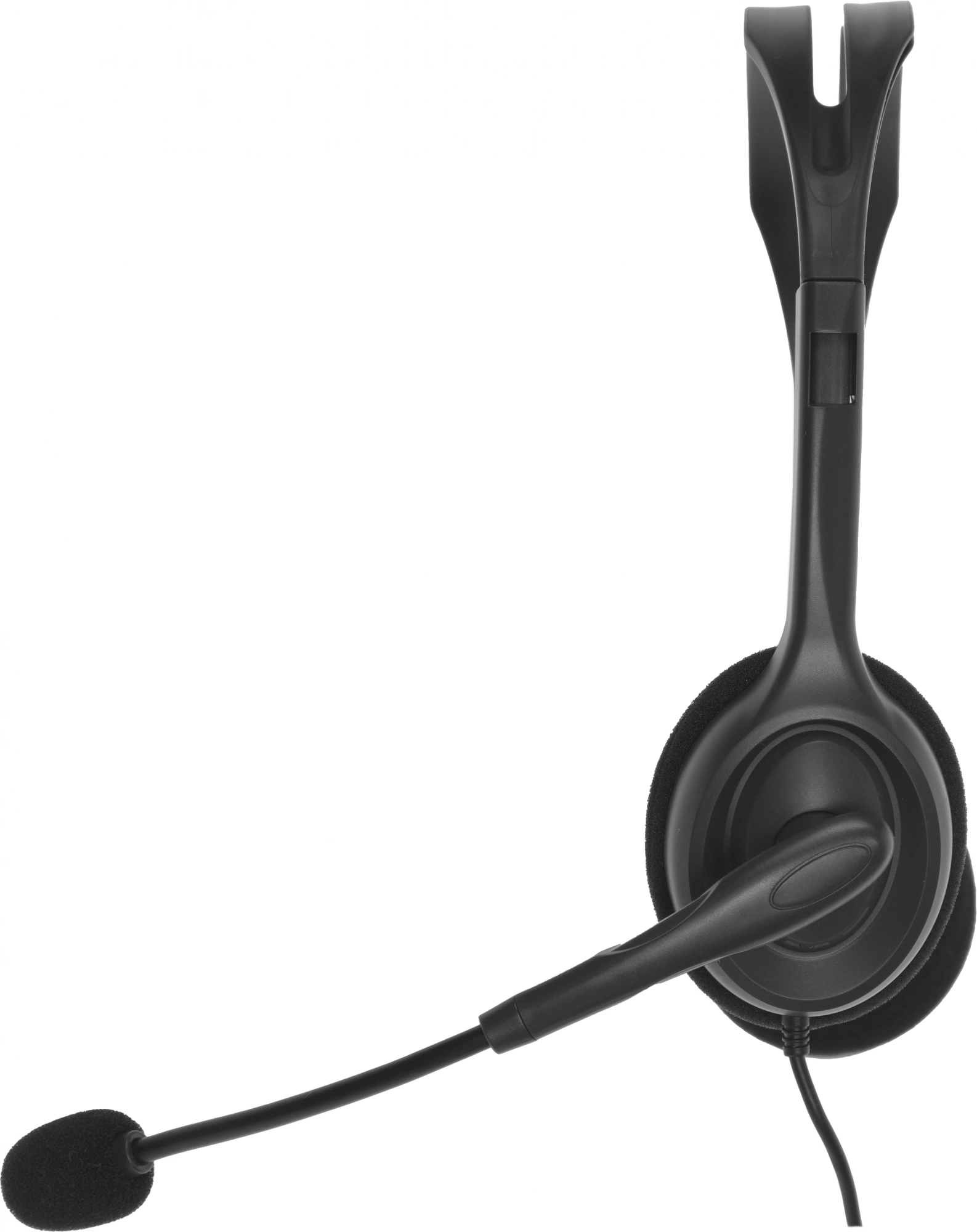 Наушники с микрофоном Logitech H110 серый 1.8м накладные оголовье (981-000271)