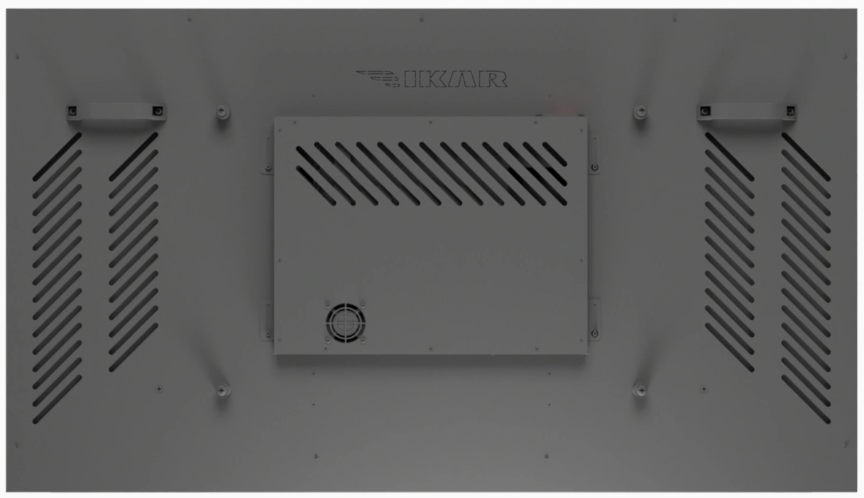 Панель Ikar 65" ПП 65-115-111 черный IPS LED 8ms 16:9 HDMI M/M матовая Piv 4000:1 500cd 178гр/178гр 3840x2160 VGA DP 4K USB 32кг (RUS)