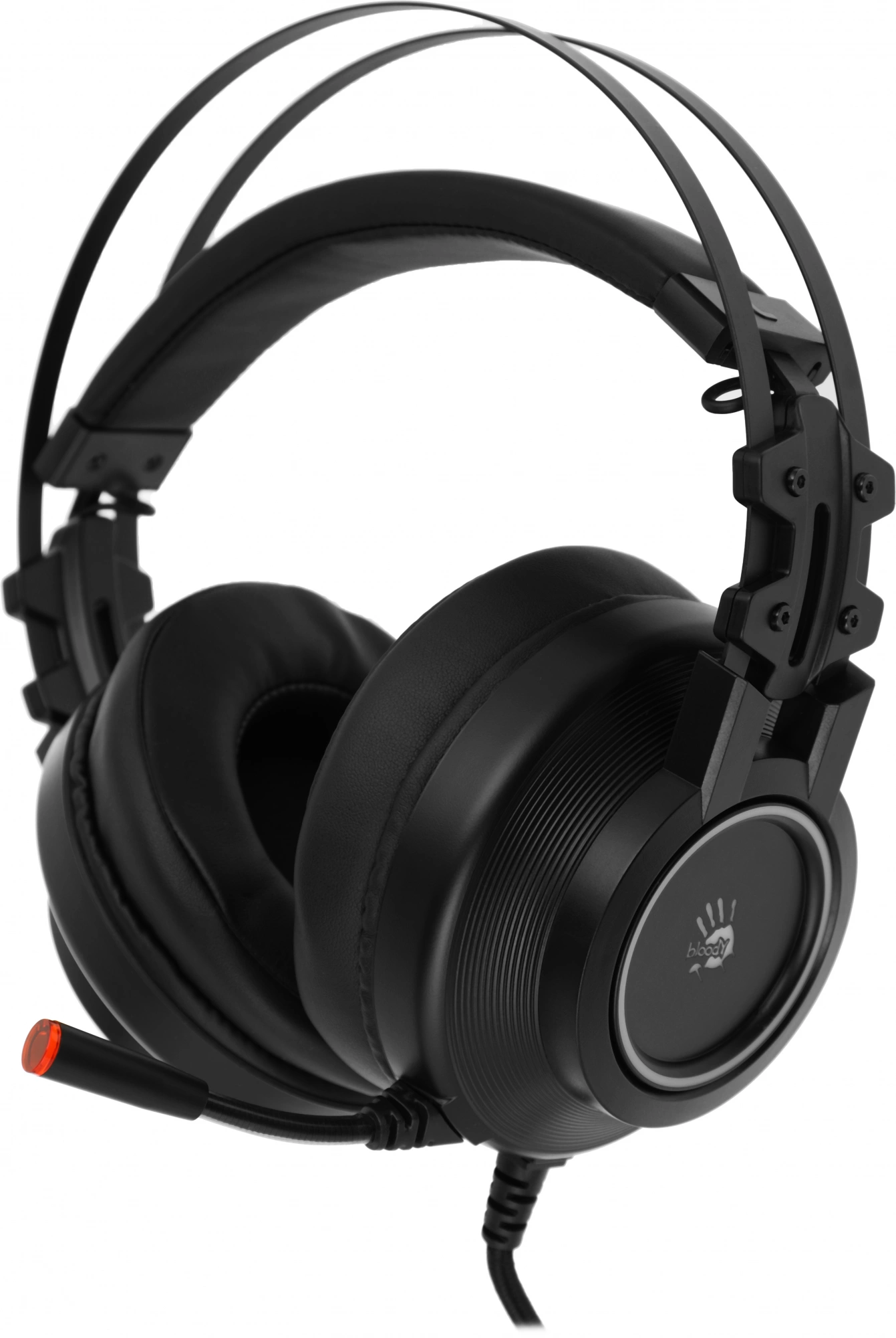 Наушники с микрофоном A4Tech Bloody G528C черный 2м мониторные USB оголовье (G528C)
