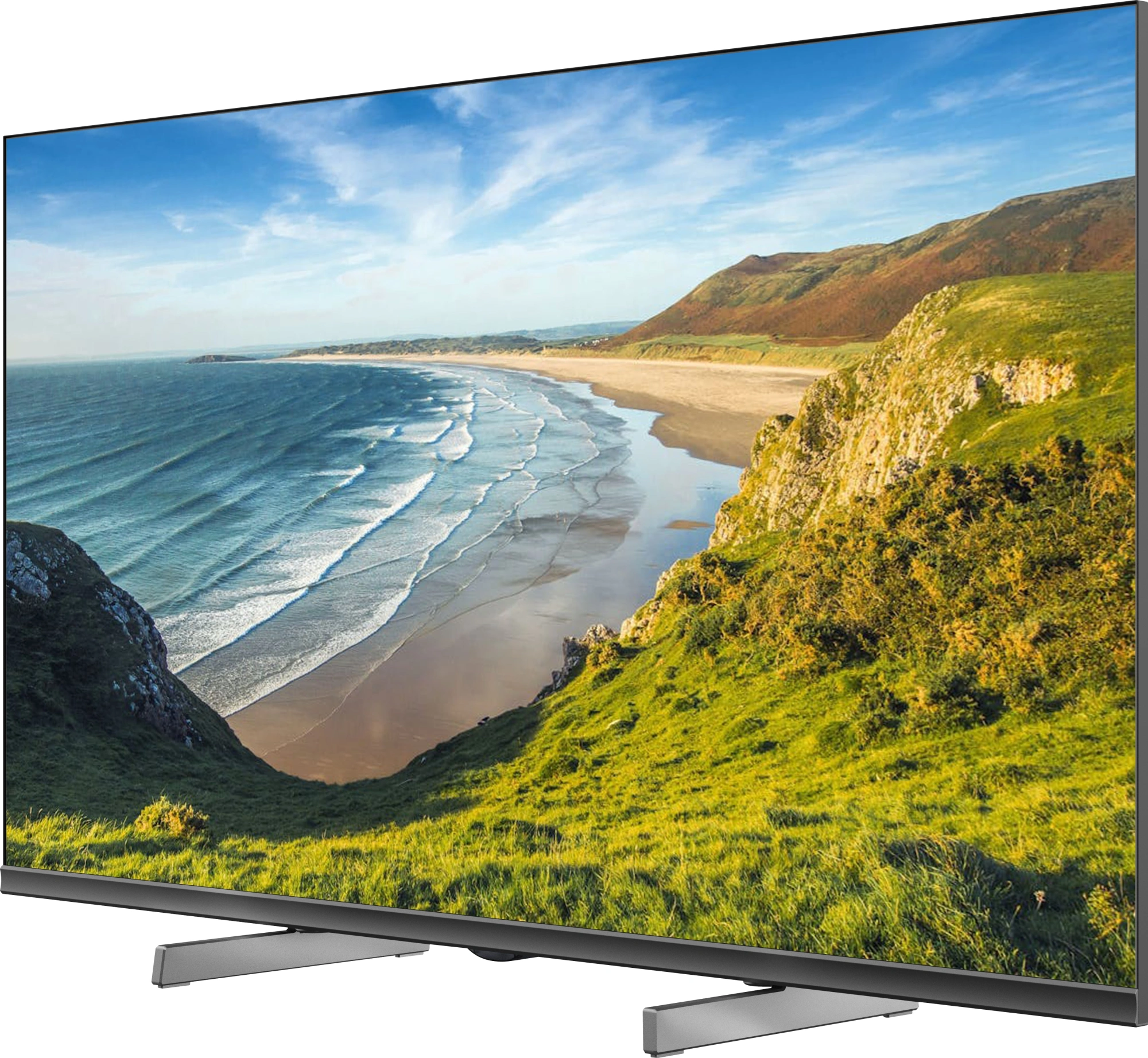 Телевизор LED Hyundai 32" H-LED32BS5100 WebOS Frameless Metal черный/серый HD 60Hz DVB-T DVB-T2 DVB-C DVB-S DVB-S2 USB WiFi Smart TV