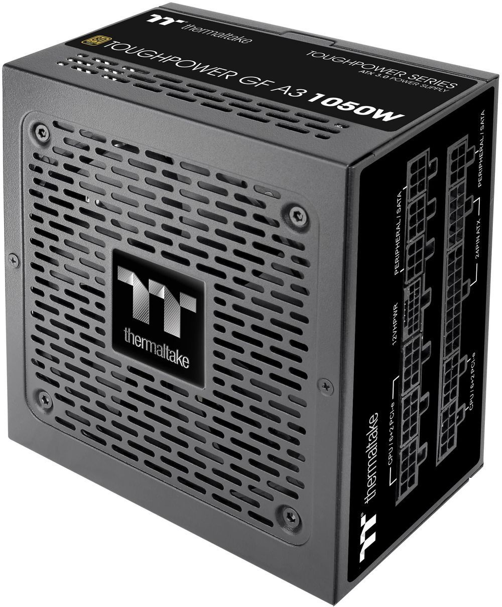 Блок питания Thermaltake ATX 1050W Toughpower GF A3 Gen.5 80+ gold 24pin APFC 120mm fan 12xSATA Cab Manag RTL