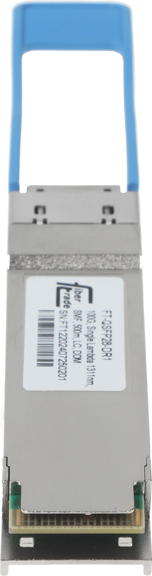 Трансивер Future Technologies FT-QSFP28-DR1 оптич. QSFP28 SM 100Гбит/с Tx:1311нм до 0.5км