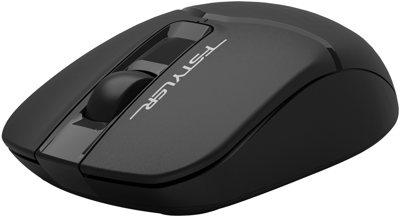 Мышь A4Tech Fstyler FB12S черный оптическая 1200dpi silent беспров. BT/Radio USB 2but (FB12S USB BLACK)