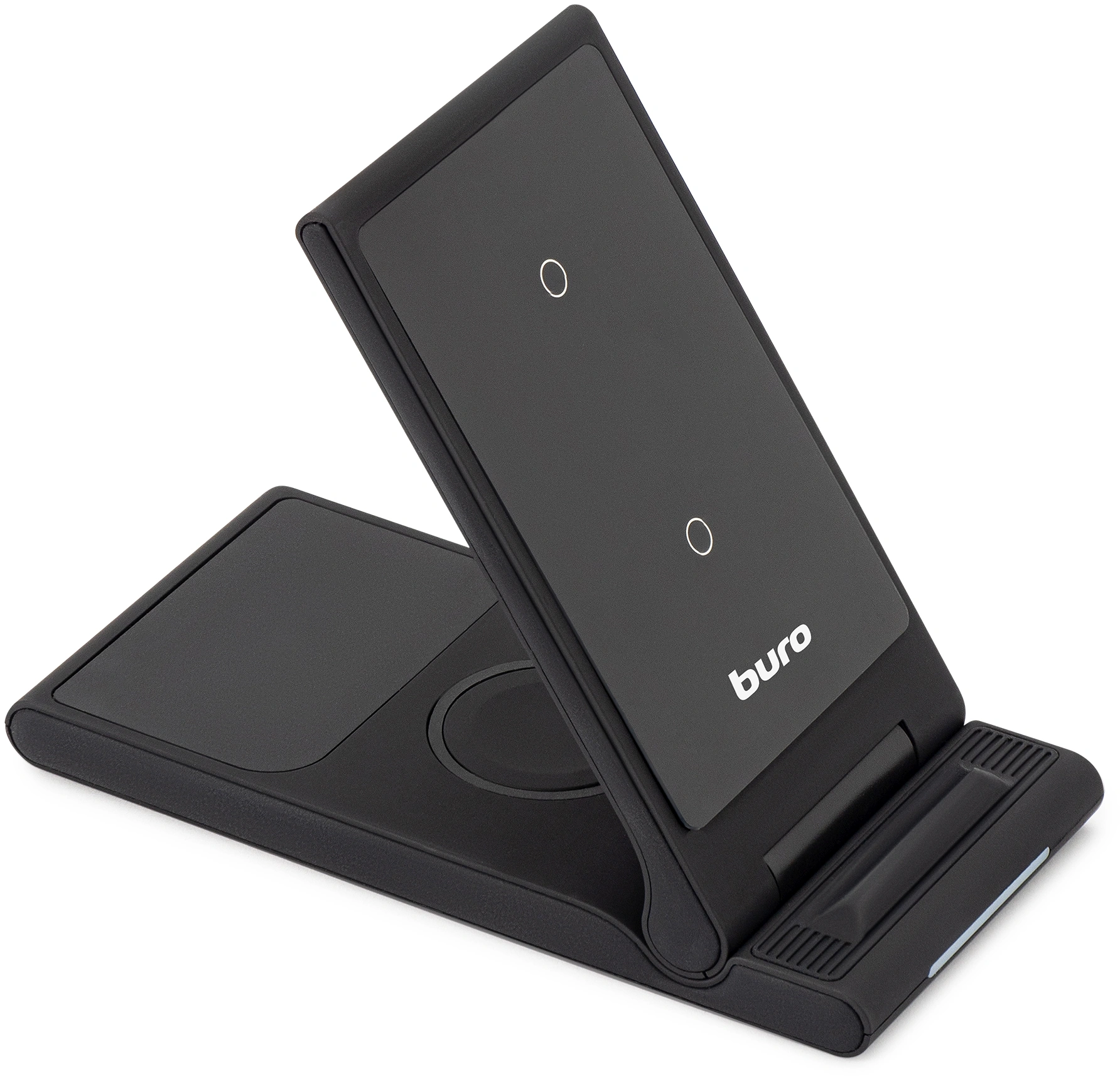 Беспроводное зар./устр. Buro CWC-QC5 15W 3A (QI) USB-C универсальное черный (CWC-QC5A15BK)