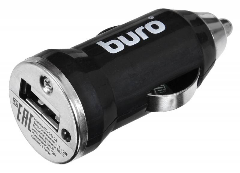 Автомобильное зар./устр. Buro XCJ-044-2A 10W 2A USB универсальное черный