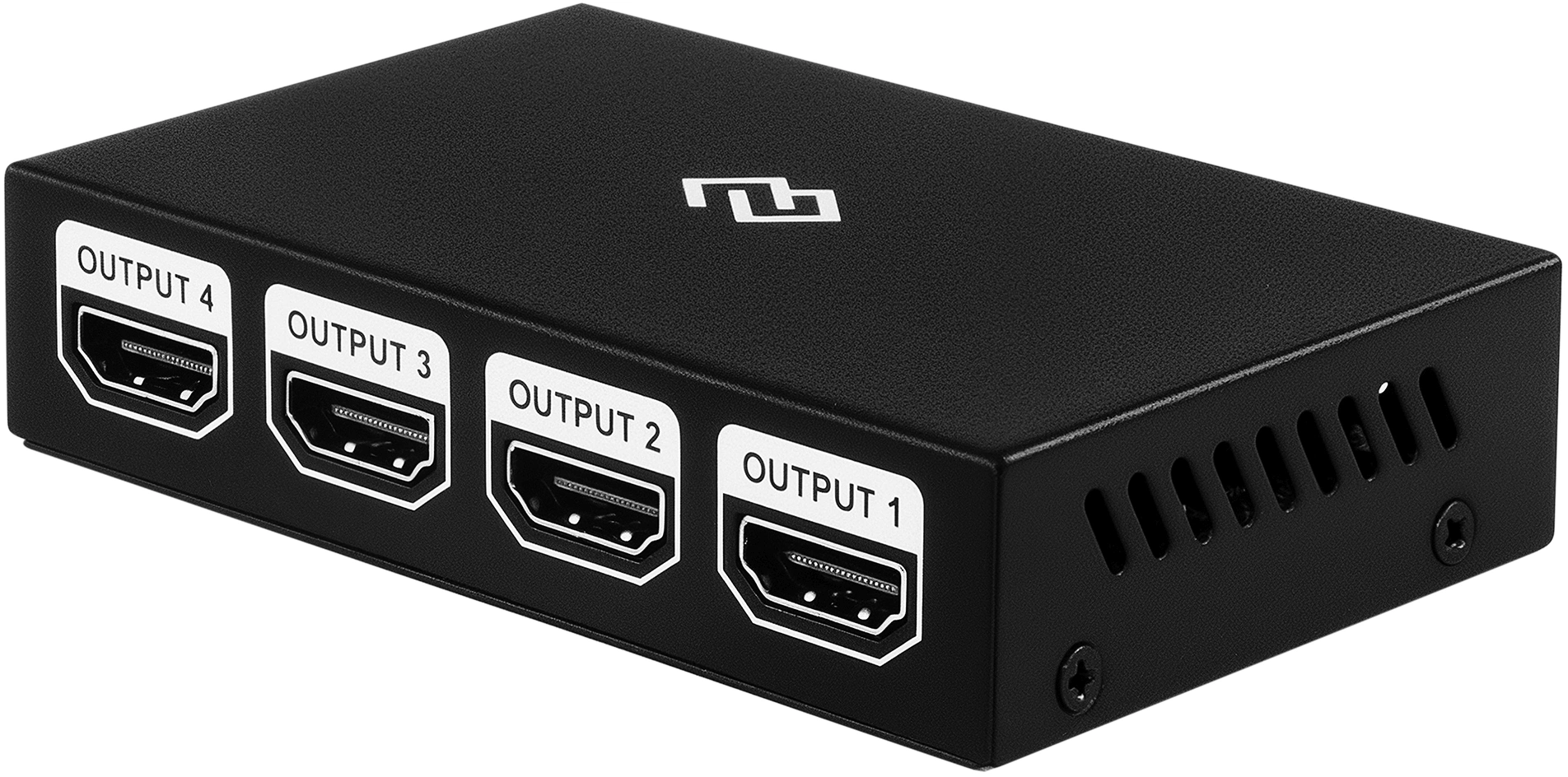 Сплиттер аудио-видео Digma DHSP-v1.4x4 HDMI (f)/4xHDMI (f) черный
