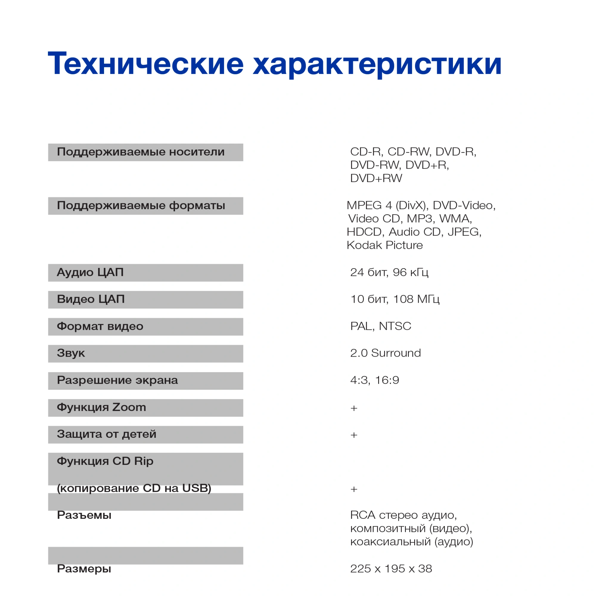 Плеер DVD Hyundai H-DVD200 черный Караоке ПДУ
