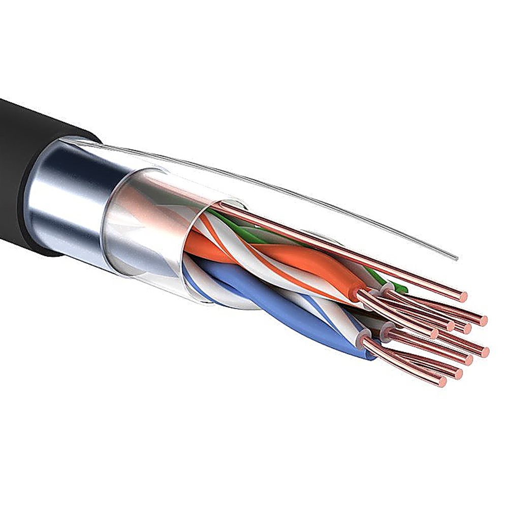01-0154 - Кабель витая пара PROconnect FTP 4PR 24AWG, CAT5e наружный (OUTDOOR) (бухта 305 м)