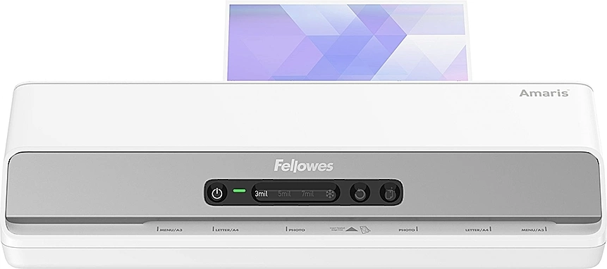 Ламинатор Fellowes Amaris A3 белый/серый (FS-80582) A3 (75-175мкм) 80см/мин (6вал.) хол.лам. лам.фото реверс