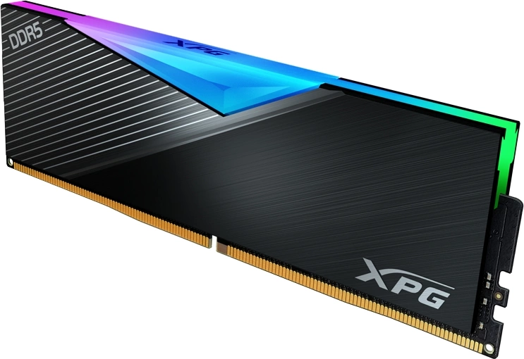 Память DDR5 2x32GB 6000MHz A-Data AX5U6000C3032G-DCLARBK XPG Lancer RGB RTL Gaming PC5-48000 CL30 DIMM 288-pin 1.35В kit dual rank с радиатором Ret