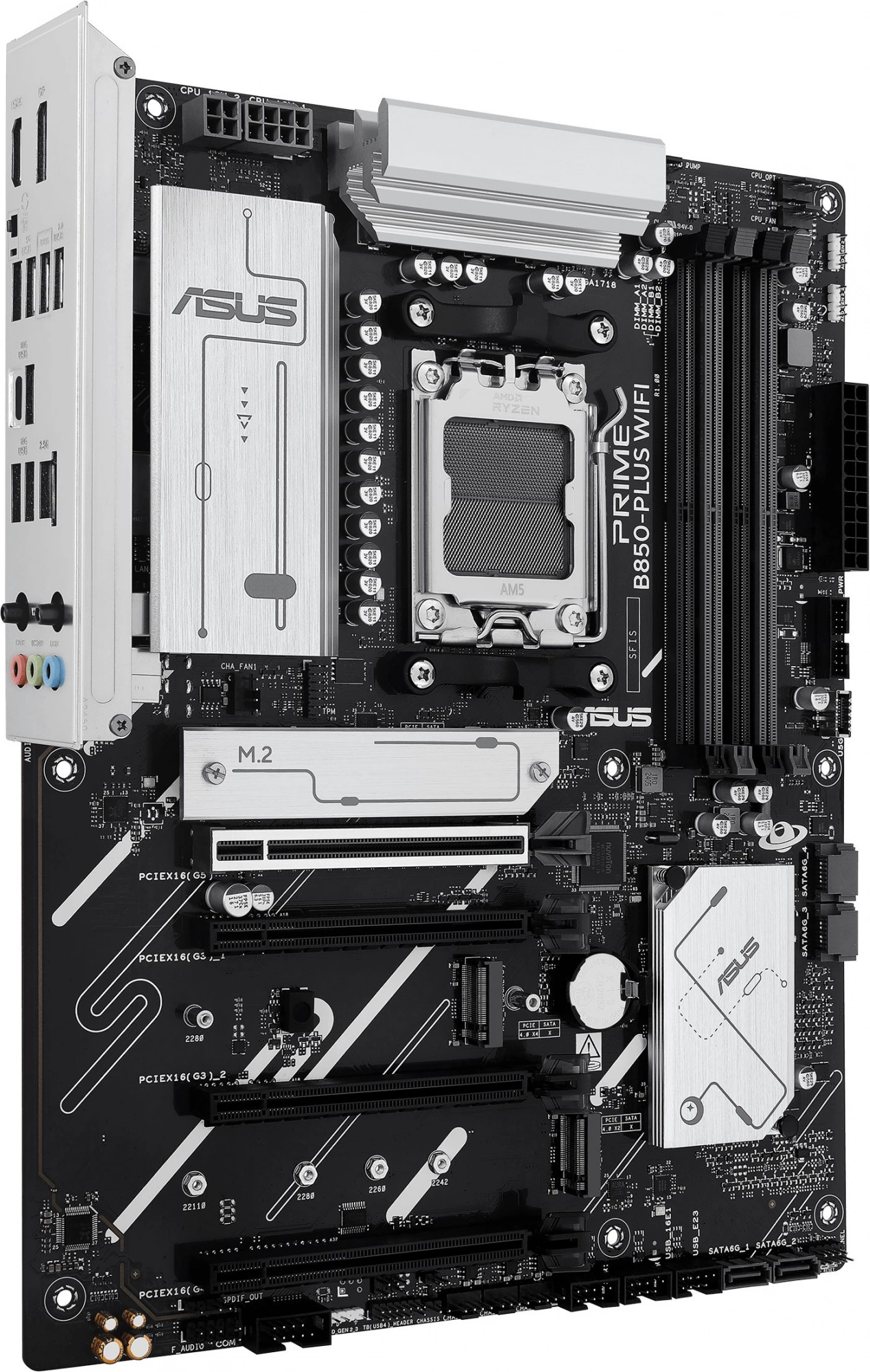 Материнская плата Asus PRIME B850-PLUS WIFI Socket AM5 AMD B850 4xDDR5 ATX AC`97 8ch(7.1) 2.5Gg RAID+HDMI+DP