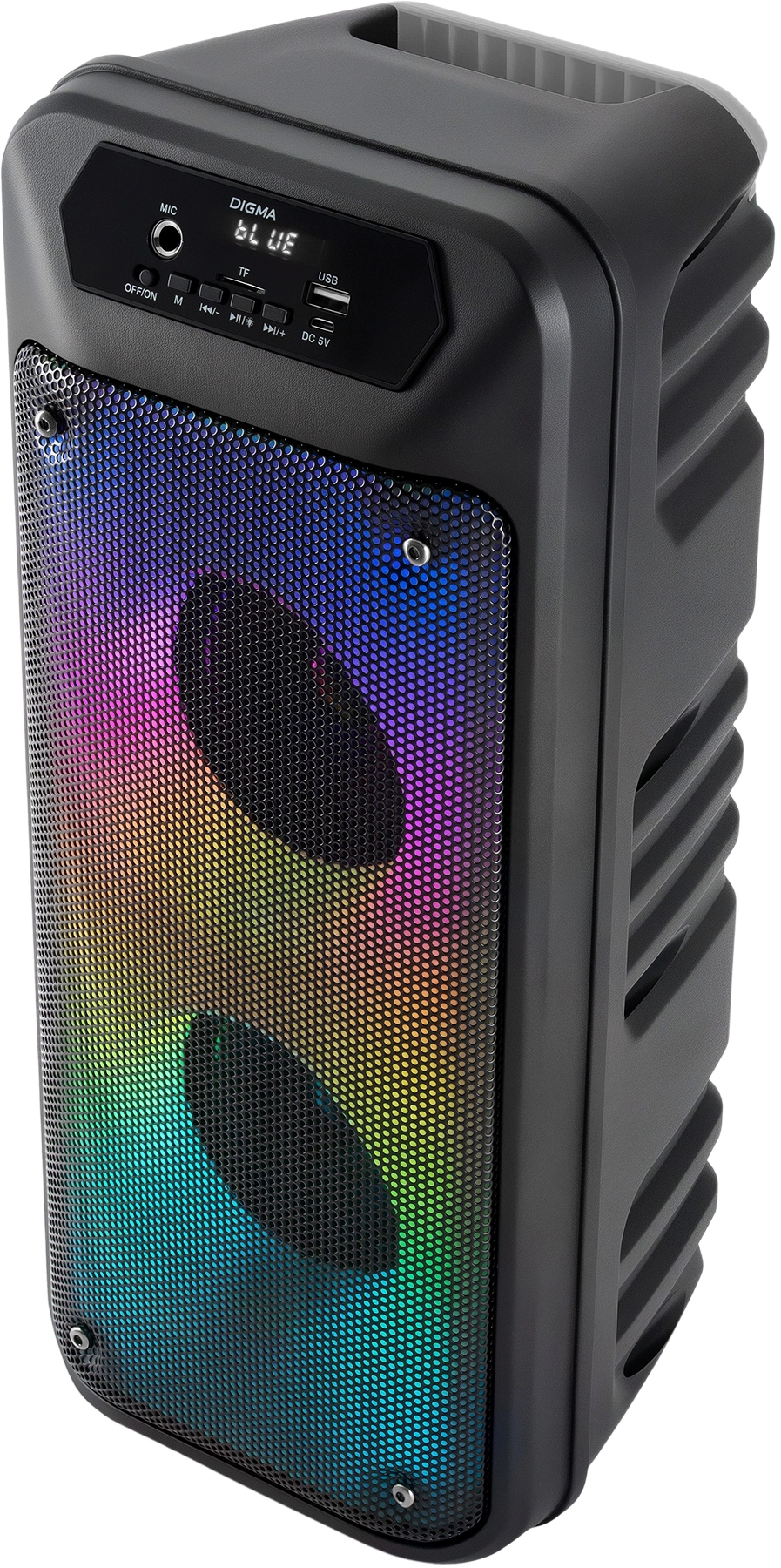 Минисистема Digma D-MC1705 черный 40Вт FM USB BT micro SD