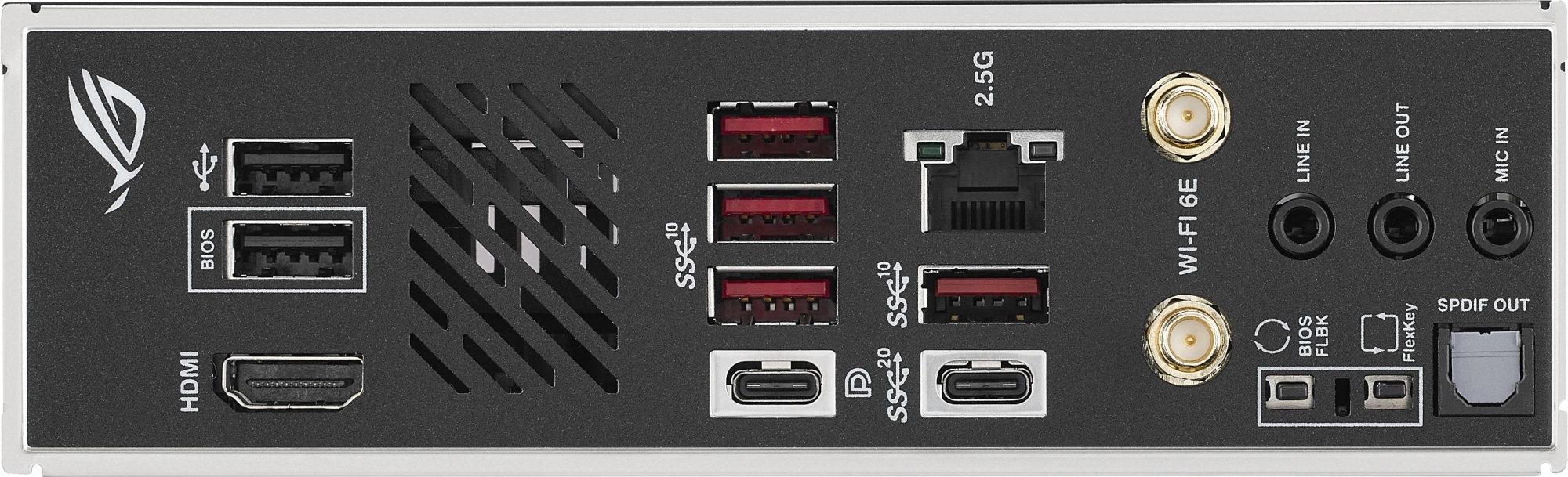 Материнская плата Asus ROG STRIX B650E-I GAMING WIFI Socket AM5 AMD B650 2xDDR5 mini-ITX AC`97 8ch(7.1) 2.5Gg RAID+HDMI
