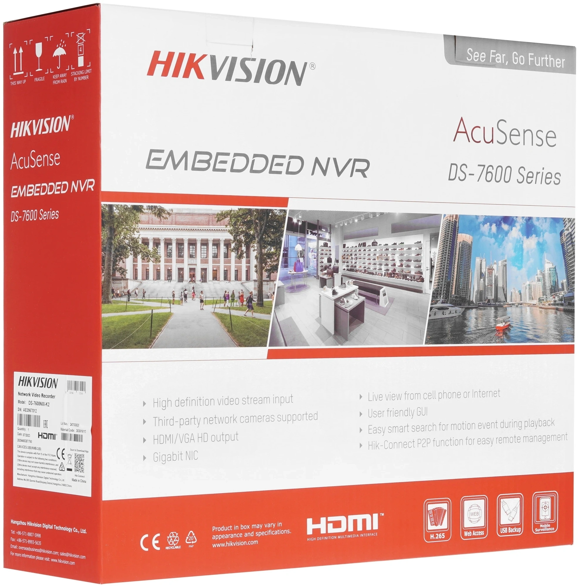 Видеорегистратор Hikvision DS-7608NXI-K2(D)