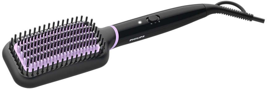 Расческа-выпрямитель Philips BHH880/00 черный макс.темп.:200С покрытие:керамико-турмалиновое