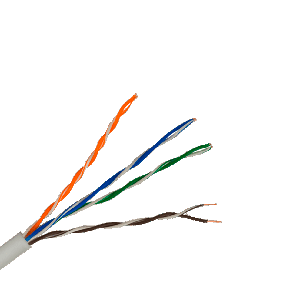 Кабель 4pr U/UTP-5e 24 AWG PVC