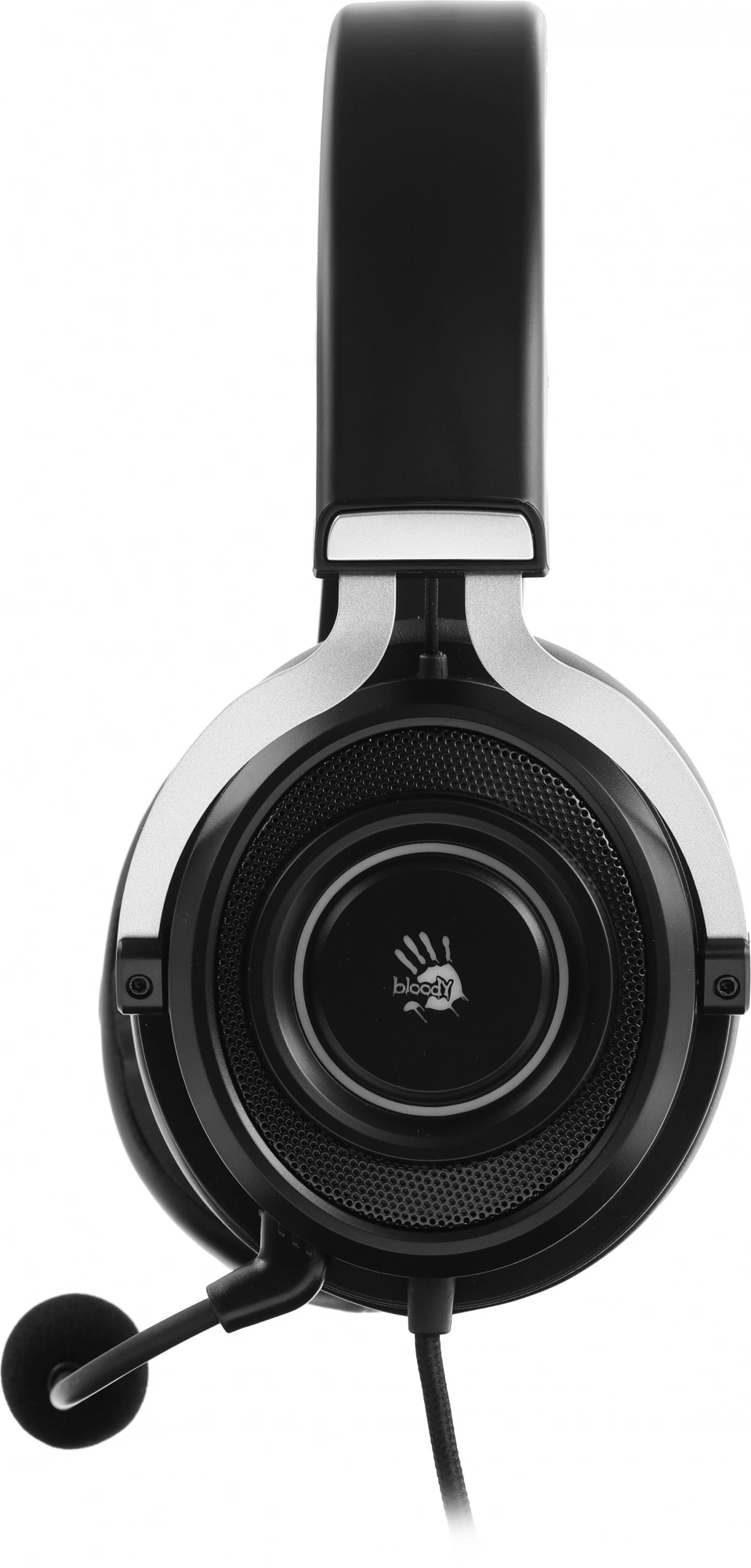 Наушники с микрофоном A4Tech Bloody G535 черный/серебристый 2м мониторные USB оголовье (G535 (BLACK+SILVER) USB)