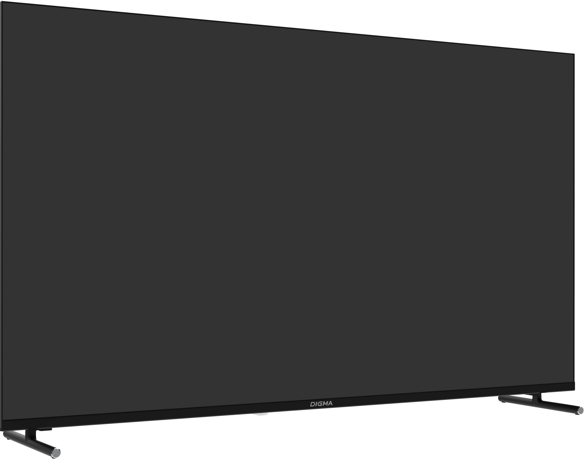 Телевизор LED Digma 50" DM-LED50UBB33 Яндекс.ТВ Frameless Metal черный 4K Ultra HD 60Hz DVB-T DVB-T2 DVB-C DVB-S DVB-S2 USB WiFi Smart TV