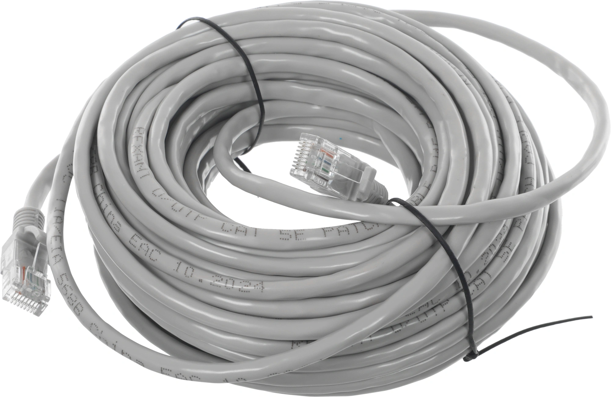 Патч-корд Rexant 18-1010 UTP RJ-45 вил.-вилка RJ-45 кат.5E 15м серый ПВХ