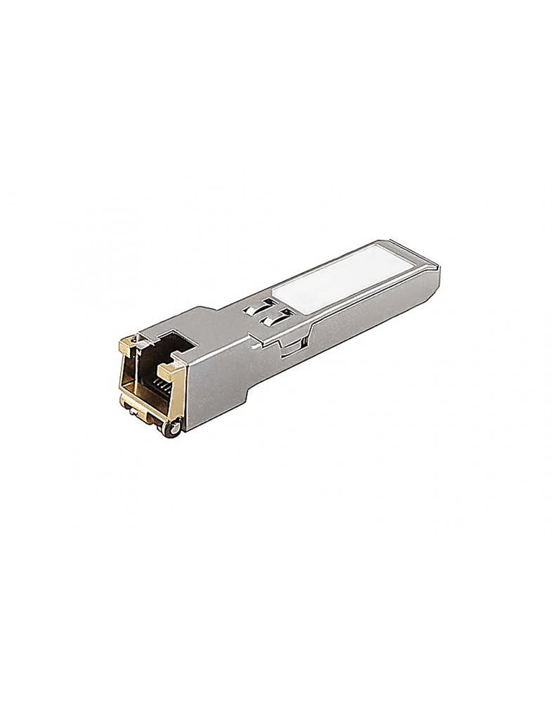 NS-SFP-RJ45-G-01 - Медный SFP модуль NST Gigabit Ethernet с разъемом RJ45. Скорость 1000 Мбит/с. Интерфейс: SERDES. Расстояние передачи  - до 100 м