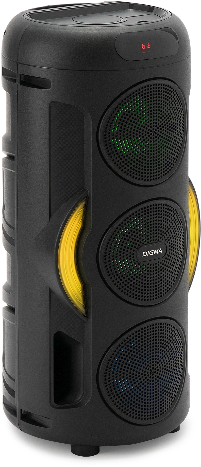 Минисистема Digma D-MC1721 черный 10Вт FM USB BT micro SD