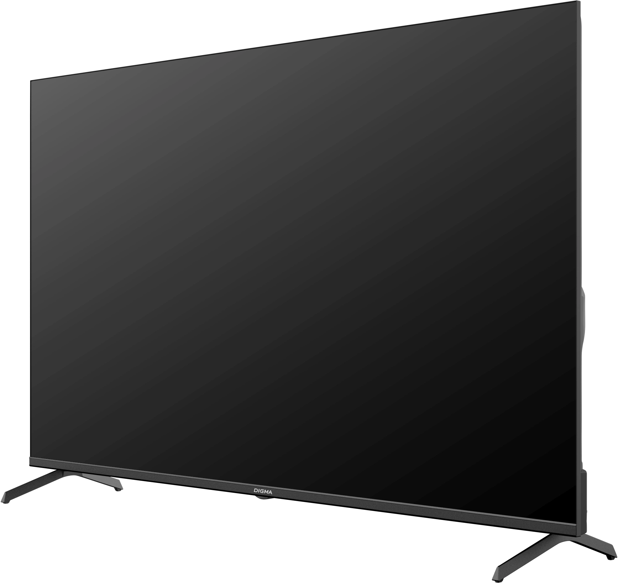 Телевизор QLED Digma 55" DM-LED55UQB31 Google TV Frameless Metal черный/черный 4K Ultra HD 60Hz MEMC DVB-T DVB-T2 DVB-C DVB-S DVB-S2 USB WiFi Smart TV