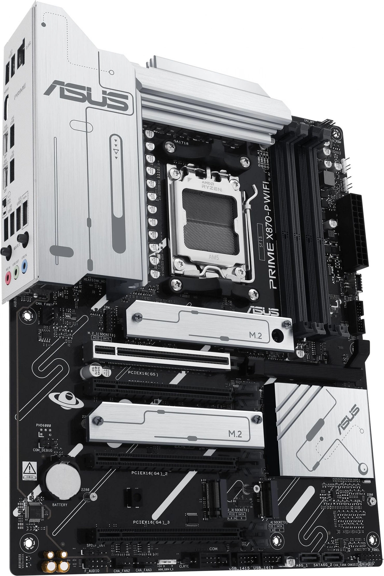 Материнская плата Asus PRIME X870-P WIFI Socket AM5 AMD X870 4xDDR5 ATX AC`97 8ch(7.1) 2.5Gg RAID+HDMI