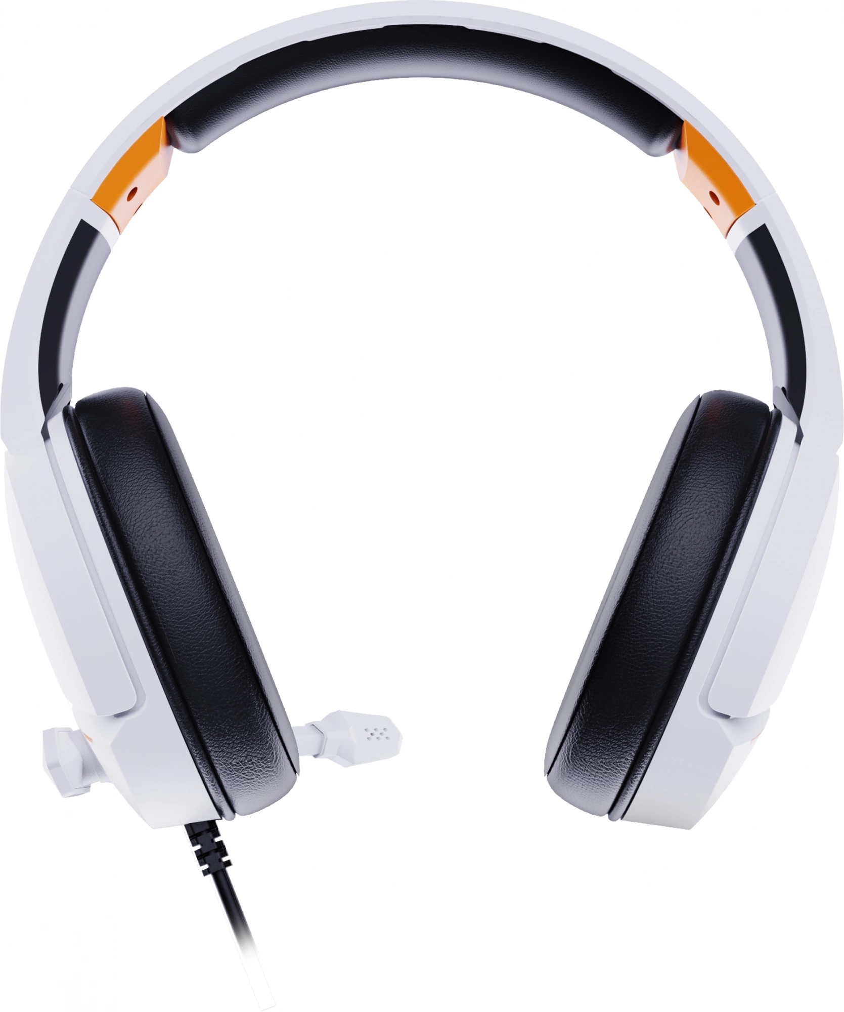 Наушники с микрофоном Оклик HS-L710G белый/черный 2м мониторные оголовье (1978693)