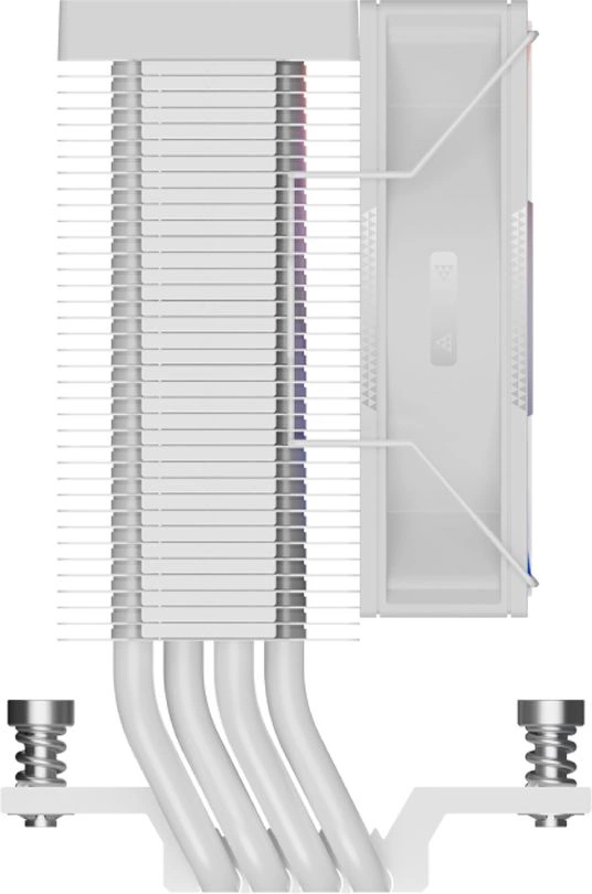 Устройство охлаждения(кулер) PcCooler R400 ARGB Soc-AM5/AM4/1200/1700/1851 белый 4-pin 18-30dB Al+Cu 180W Ret (R400-WHAWYX-US)