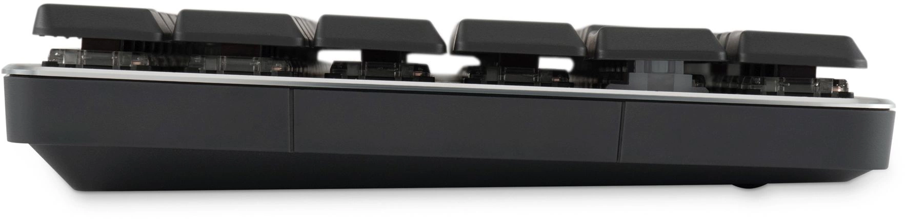 Клавиатура Оклик K615X механическая серый/серебристый USB slim Multimedia for gamer LED (1934413)