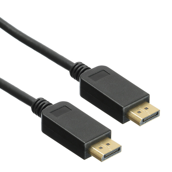 Кабель аудио-видео Buro V.1.2 DisplayPort (m)/DisplayPort (m) 2м. позолоч.конт. черный (BHP DPP_1.2-2)
