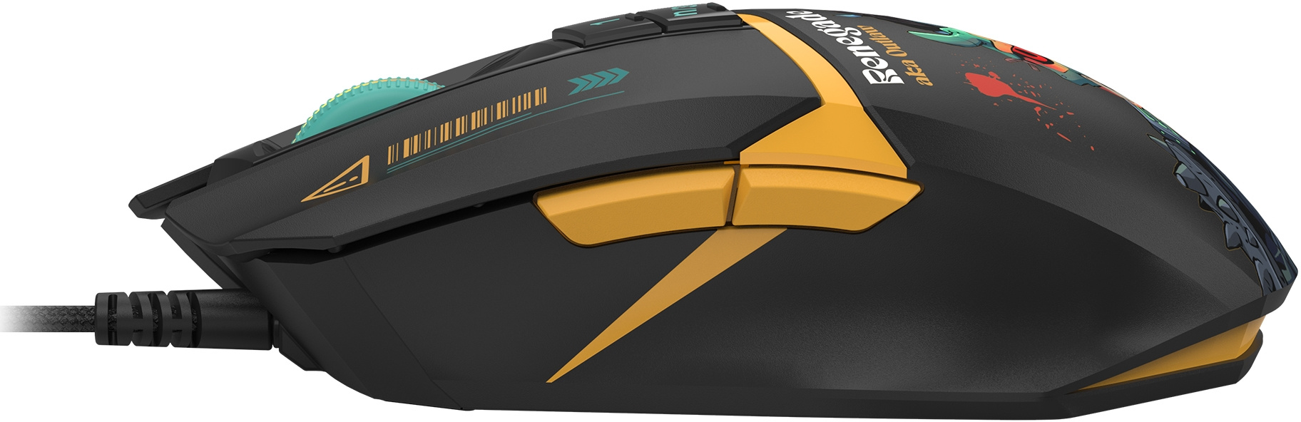 Мышь A4Tech Bloody W63 Max Renegade черный/рисунок оптическая 12000dpi USB (W63 MAX)