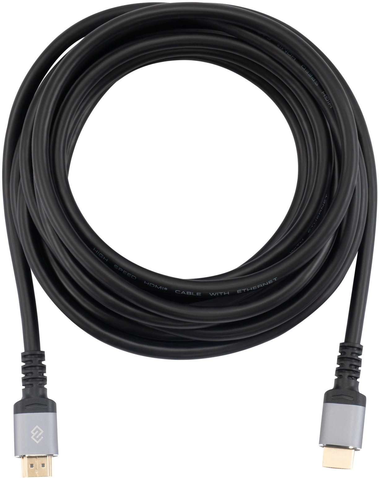 Кабель аудио-видео Digma D-HDMI-V2.0-5M HDMI (m)/HDMI (m) 5м. позолоч.конт. черный