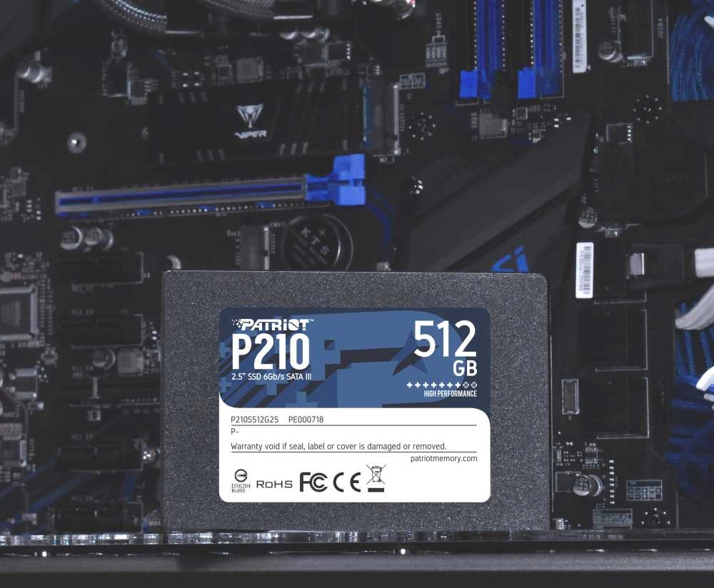 Накопитель SSD Patriot SATA-III 512GB P210S512G25 P210 2.5"