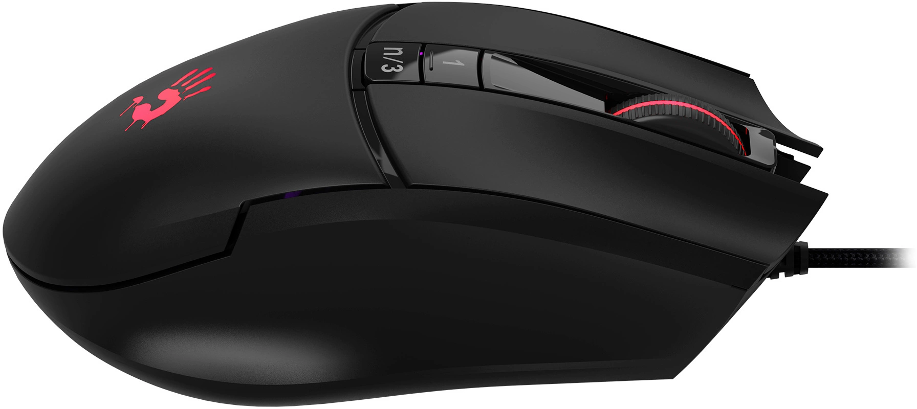 Мышь A4Tech Bloody L65 Max черный оптическая 12000dpi USB 6but (L65 MAX/STONE BLACK)