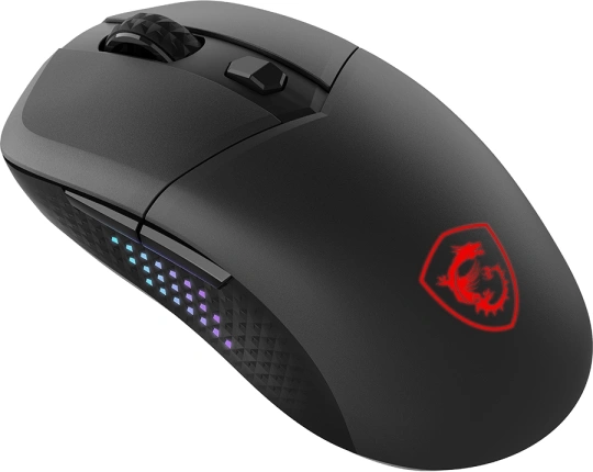 Мышь MSI VERSA 300 ELITE W черный оптическая 26000dpi беспров. BT/Radio USB 5but (S12-4301290-CLA)