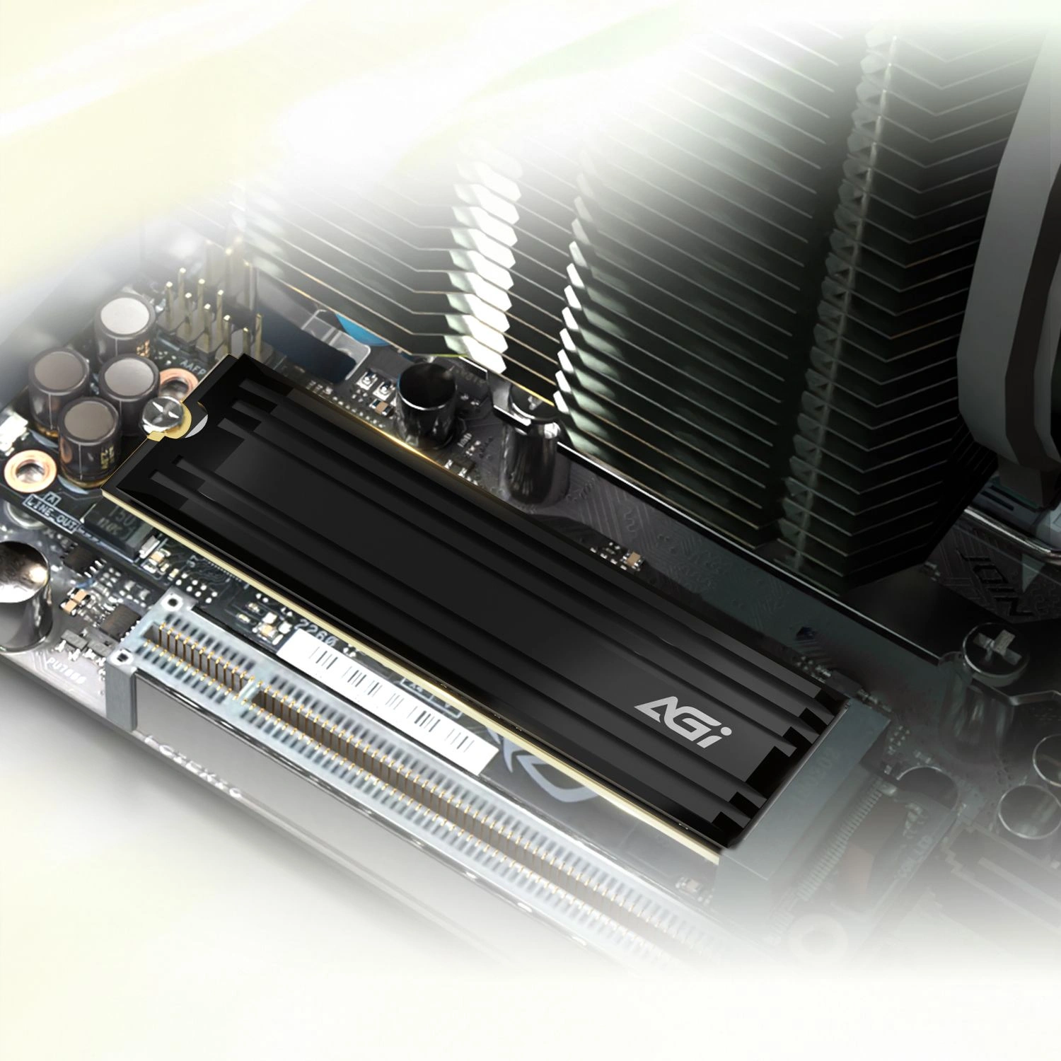 Накопитель SSD AGi PCIe 4.0 x4 1TB AGI1T0G44AI828-CB AI828 M.2 2280