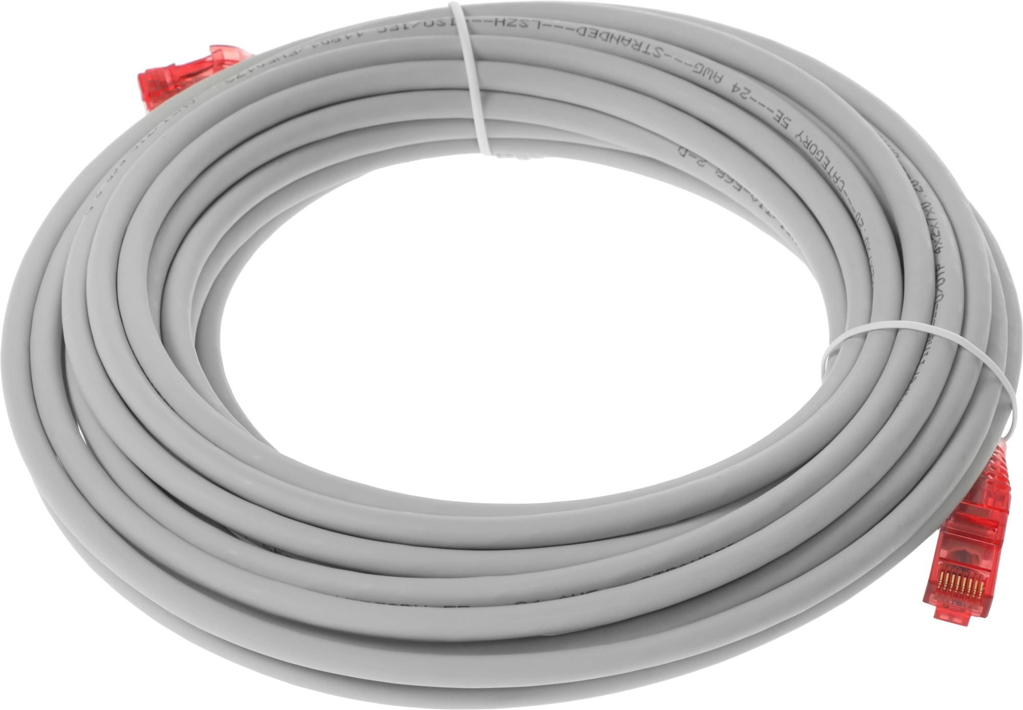 Патч-корд Lanmaster TWT-45-45-7.0-GY cat.5E 7м серый RJ-45 (m)-RJ-45 (m)
