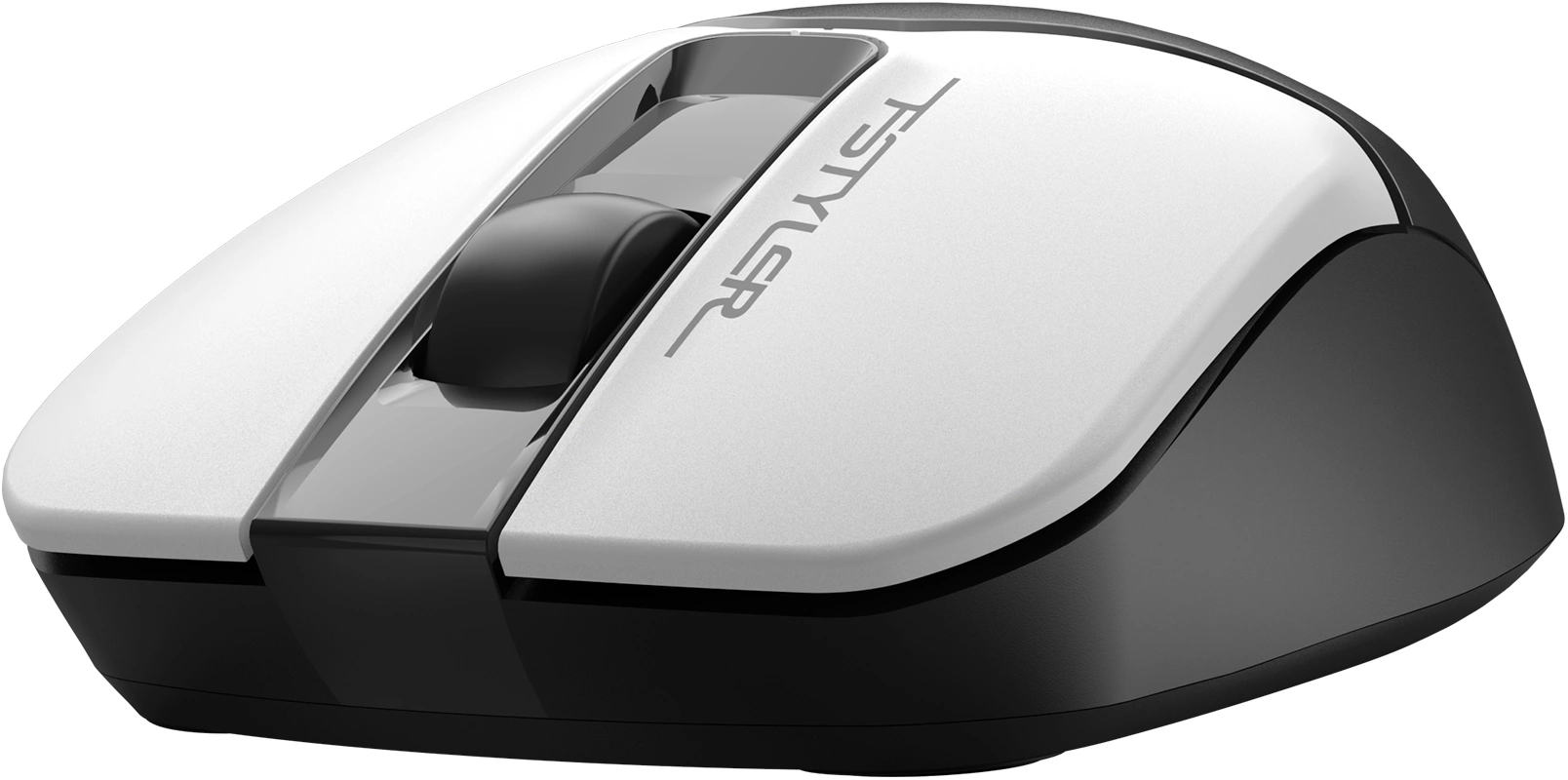 Мышь A4Tech Fstyler FG12 Panda белый/черный оптическая 1200dpi беспров. USB 3but