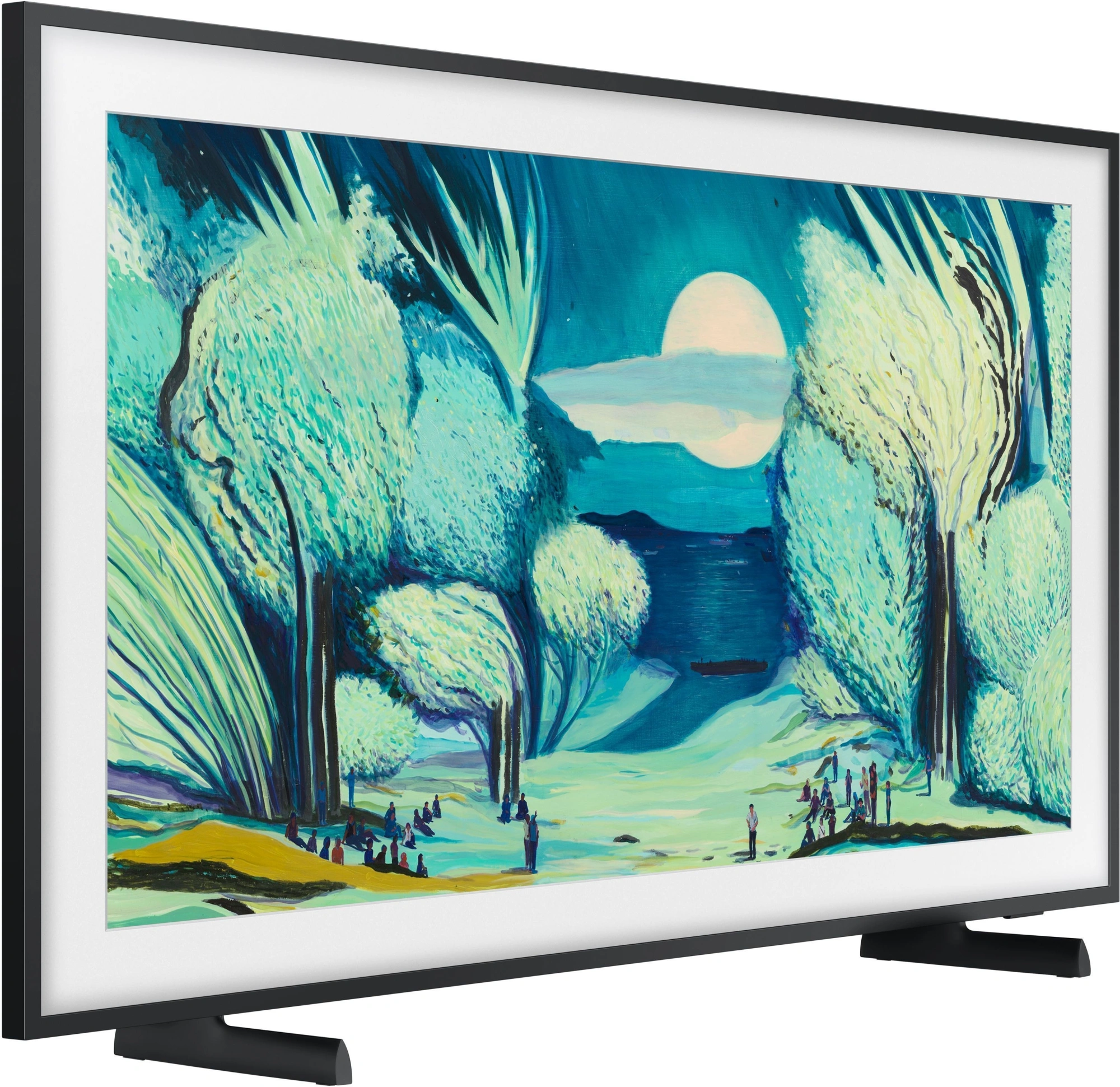Телевизор QLED Samsung 43" QE43LS03FAUXRU The Frame черный 4K Ultra HD 60Hz DVB-T2 DVB-C DVB-S2 USB WiFi Smart TV