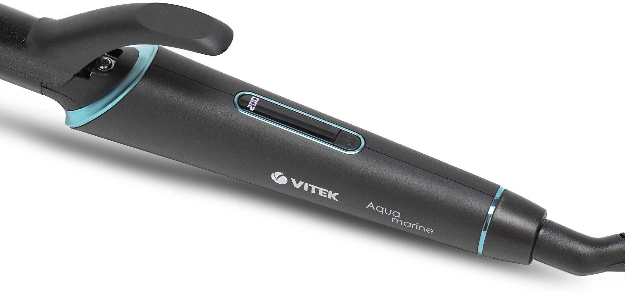 Щипцы Vitek Aquamarine VT-2312 50Вт черный макс.темп.:200С покрытие:керамическое