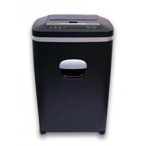 Шредер Office Kit SA80 2x10 с автоподачей (секр.P-5) фрагменты 80лист. 20лтр. скрепки скобы пл.карты CD