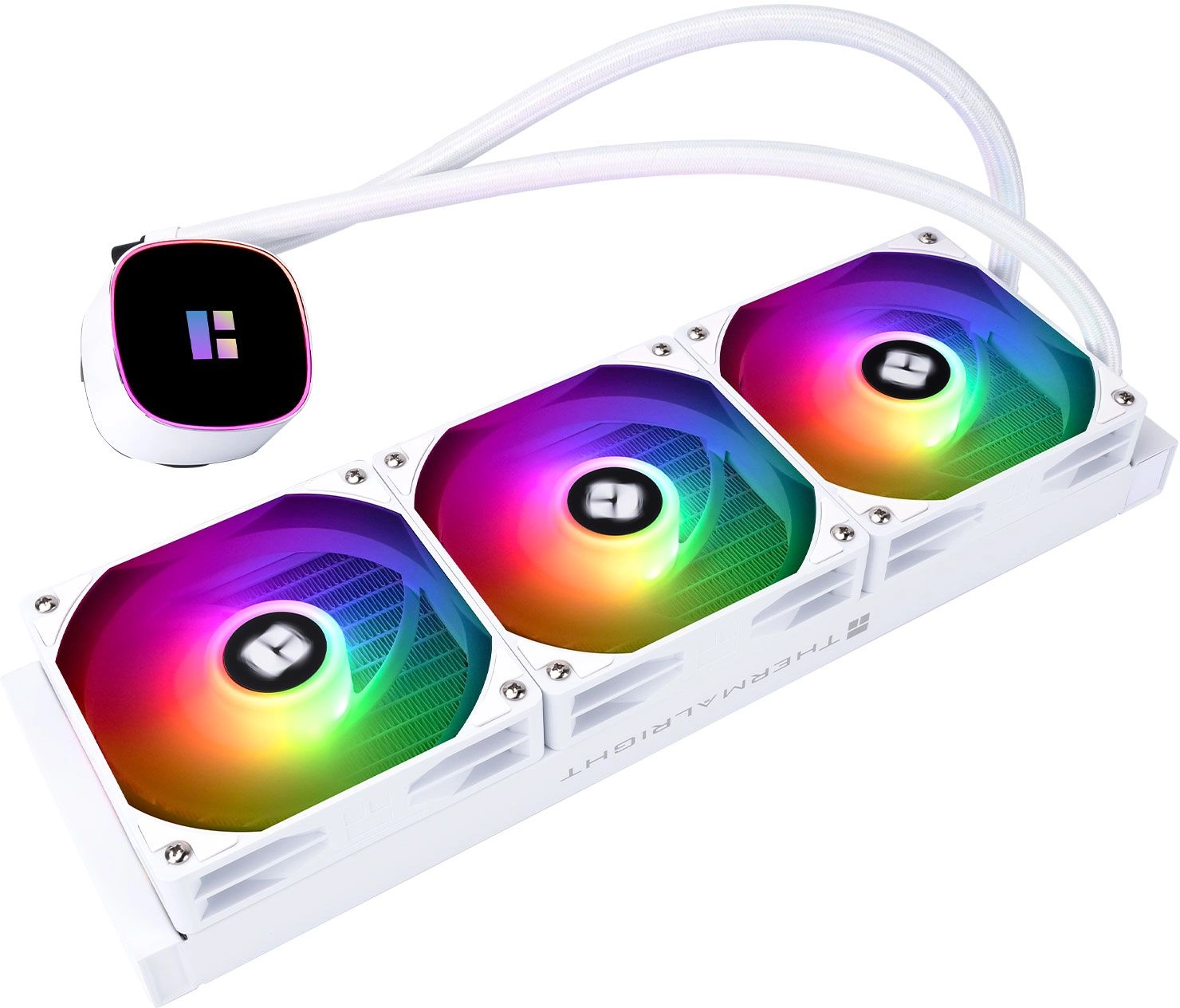 Система водяного охлаждения Thermalright Frozen Horizon 360 V2 ARGB Soc-AM5/AM4/1200/1700/1851 белый 4-pin 29.5dB Al Ret (F-HORIZON-360-WH-V2)